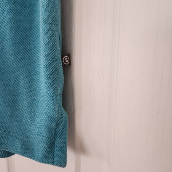 Bonobos Men's LG Slim Fit Cotton Polo Short Slv Collared Shirt Robins Egg Blue - Picture 3 of 6